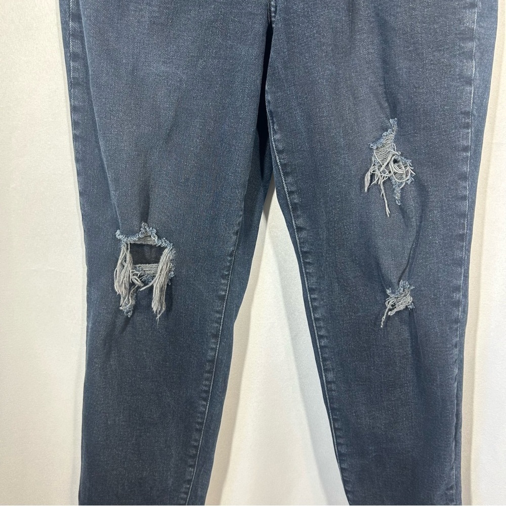 Old Navy | High Rise O.G. Straight Dark Wash Distressed Jeans Women’s Size 6 - Picture 5 of 13